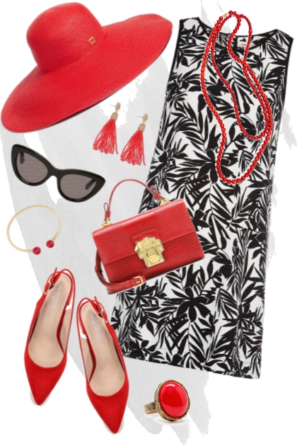 Black Red White- Fashion set