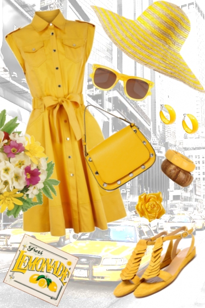 Total Yellow- Модное сочетание