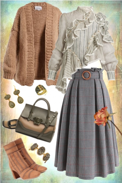 Autumn's Vintage- Modna kombinacija