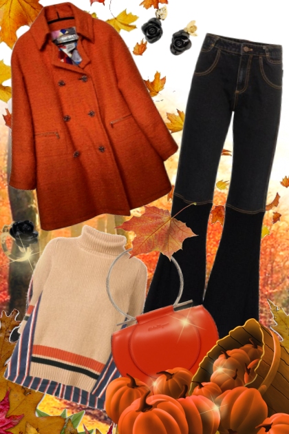 Pumpkin Crop- Combinazione di moda