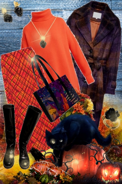 Black Cat Owner- Combinazione di moda