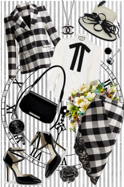 Checkered Lady- Fashion set