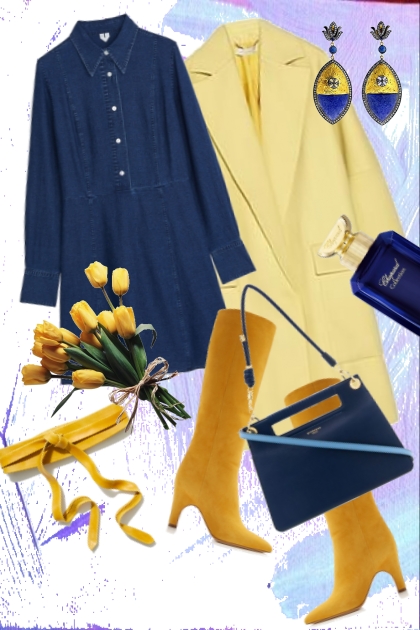 Yellow Blue- Модное сочетание