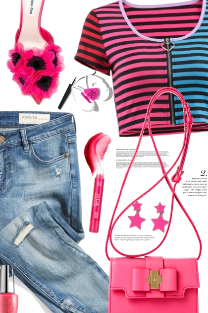 Pink World- Combinaciónde moda