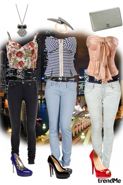 Girls night out- Combinazione di moda