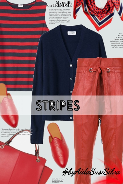 Red & Navy- Fashion set