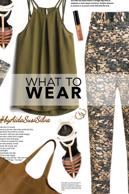 Military Inspiration- Fashion set