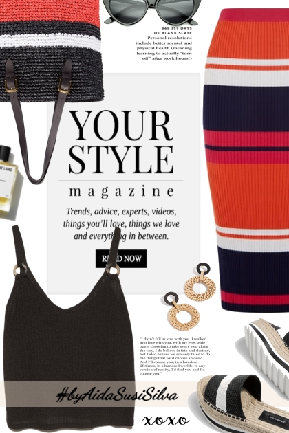 Your striped style- Fashion set