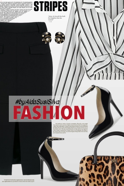 Stripes & Leopard- Модное сочетание