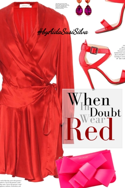 Red Dress 2- Combinaciónde moda
