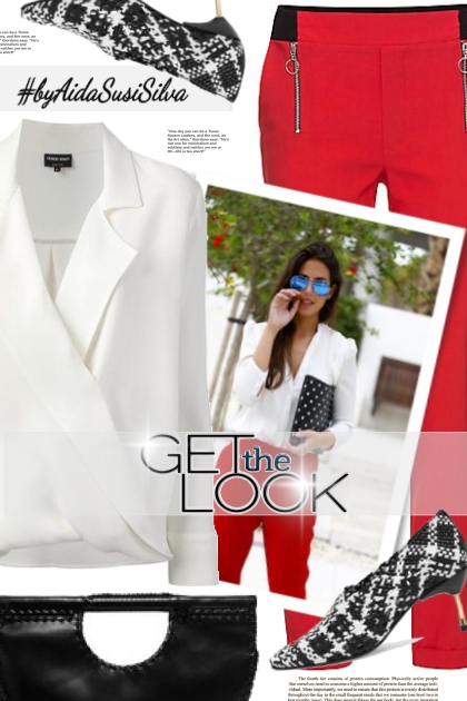 Get the Look: Red & White- Combinazione di moda