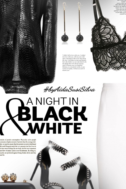 In black &amp; white.