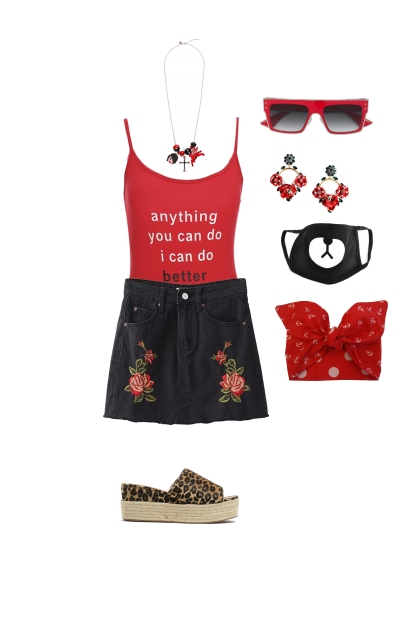 better in red- Fashion set