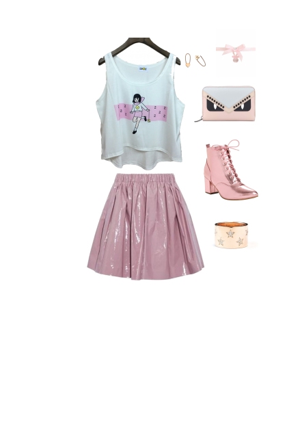 pink sass- combinação de moda