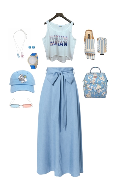 baby blues and tinted pinks- Fashion set