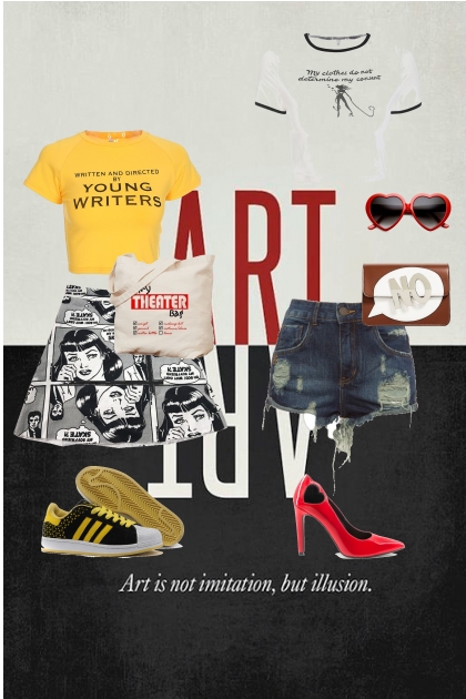 art will always be there when they aren't- Fashion set