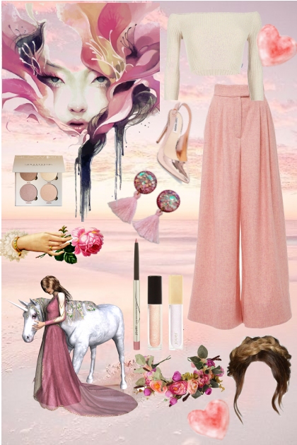 Pink fantasy- Fashion set