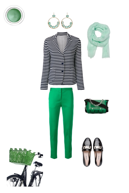 Color green- Fashion set