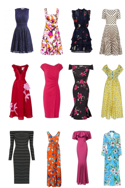Dresses for an hourglass figure type