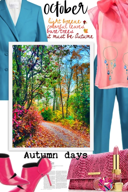 Autumn Days in Colors- Fashion set