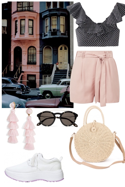 Summer in the city in pink