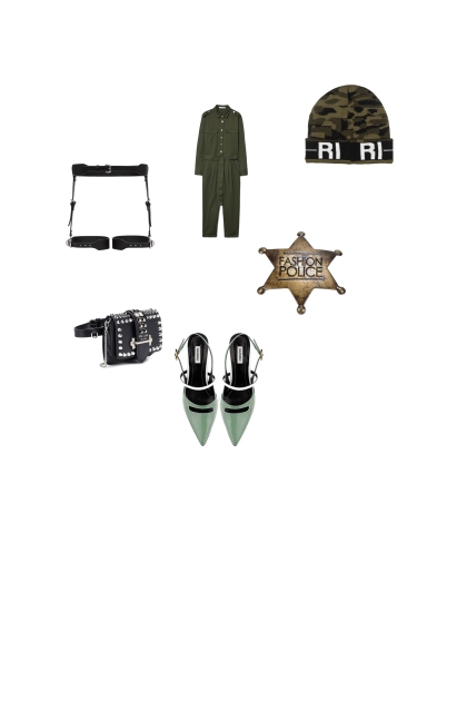 Military 2- combinação de moda