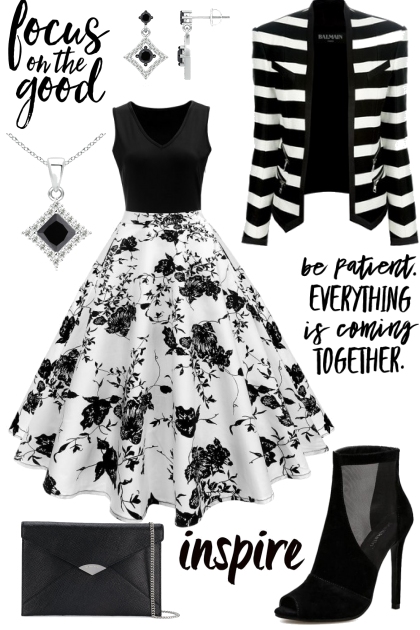 Black & White - Combinaciónde moda