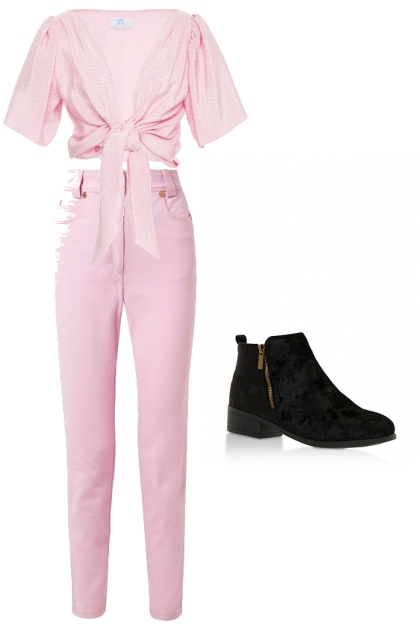Pink Outfit- Combinazione di moda