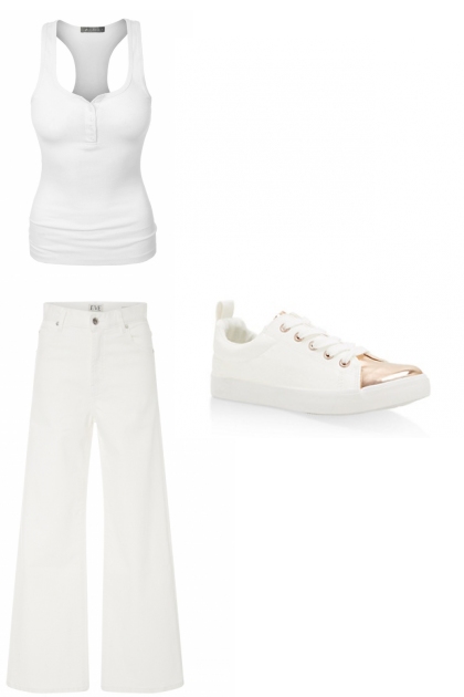White Outfit- Combinaciónde moda