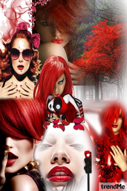 Redhead- Combinazione di moda