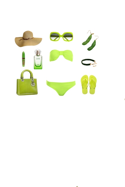желто-зеленый- Fashion set