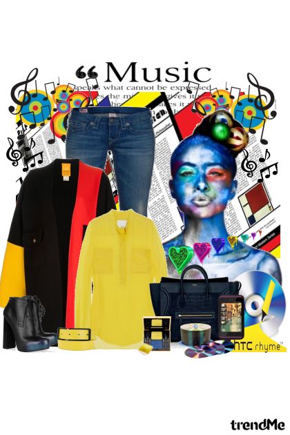 Colors Of Music!- combinação de moda