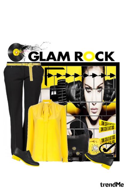 GLAM ROCK!- combinação de moda