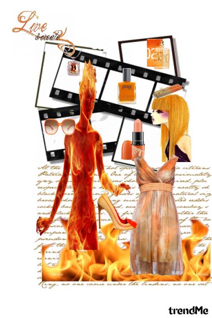 Orange Is IN- Fashion set