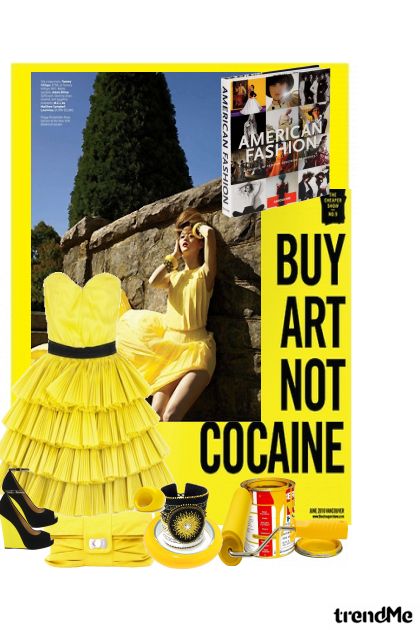 Buy Art, Not Cocaine...- combinação de moda