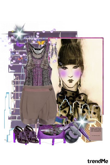 Purple City Dream Girl- Combinazione di moda