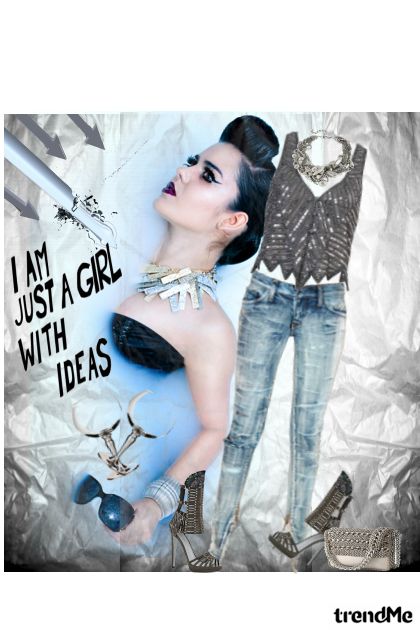 I am just girl with ideas...- Combinazione di moda