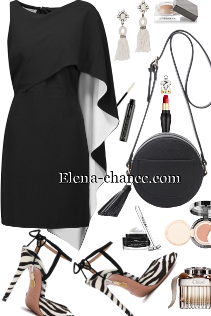 Черно-белый гламур- Combinazione di moda