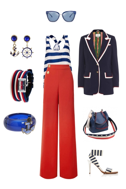 marine style 1- Combinazione di moda