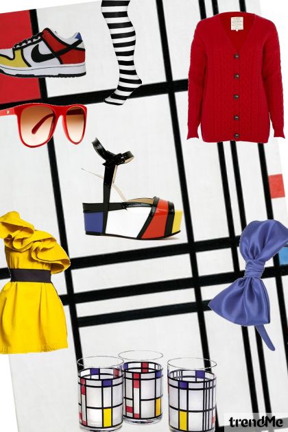 Mad for Mondrian- Fashion set
