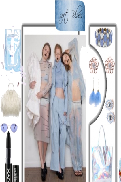 SOFT BLUES- Fashion set