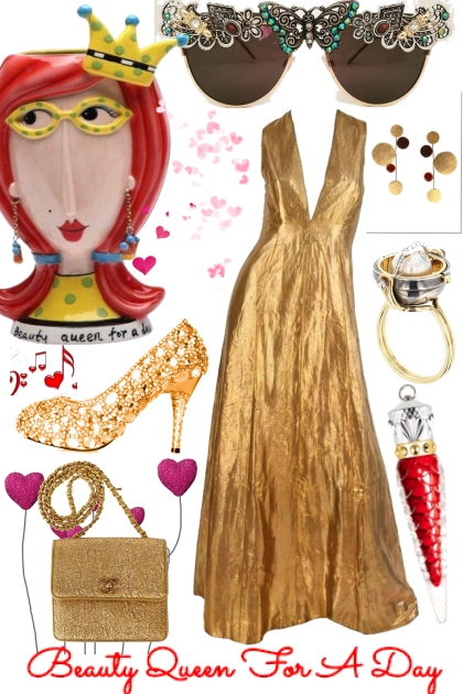 BEAUTY QUEEN FOR A DAY !- Fashion set