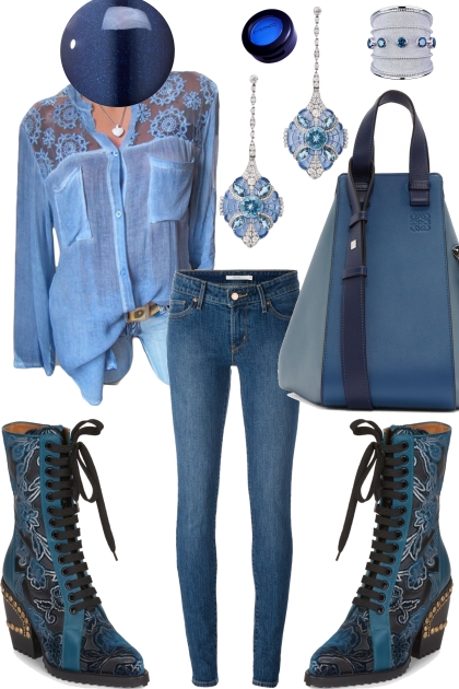 MEDLEY IN BLUE- Combinazione di moda
