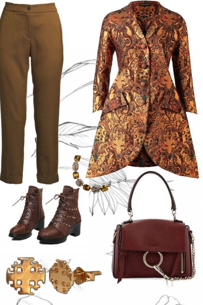 DOWNTOWN BROWN- Fashion set