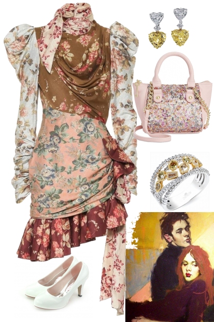 MY RARE FLORAL MOOD- combinação de moda