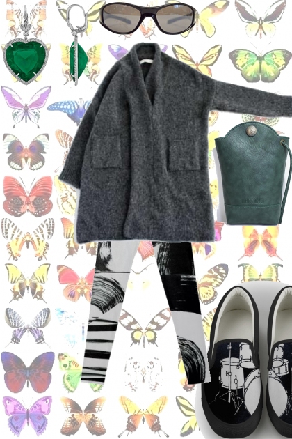 Butterflies Are Free To Fly- Fashion set