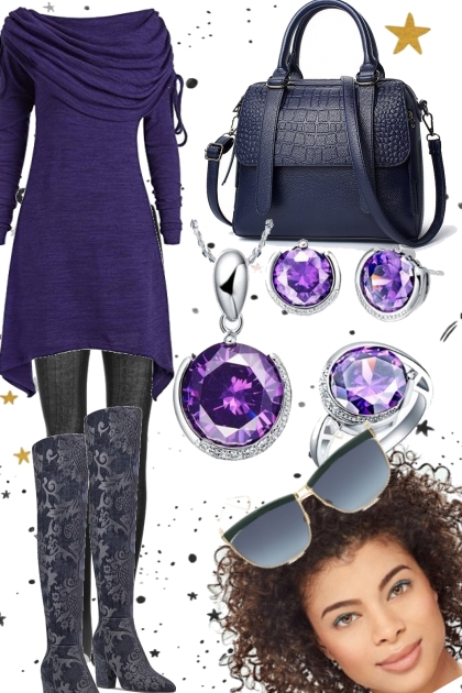 MAJESTIC PURPLE- Combinazione di moda