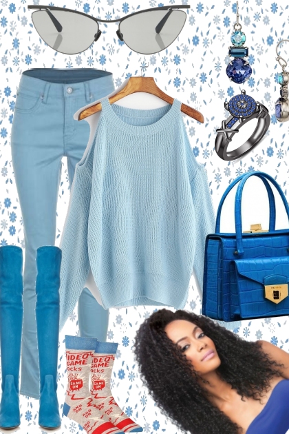 STYLE BLUE- Fashion set