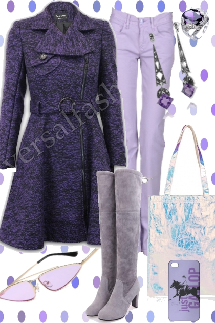 KILL THE CHILL IN PURPLE- Модное сочетание