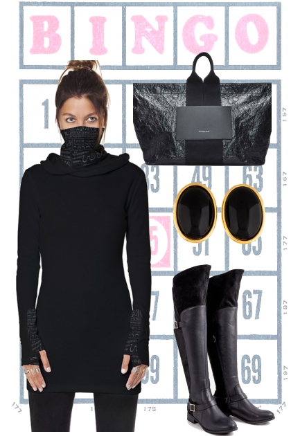 BINGO ! MINIMALIST BLACK- Fashion set